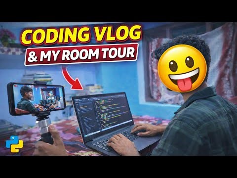 #1 My New Coding Journey! 🐍 Python Programming Vlog | My Study Room Tour | Saurabh R