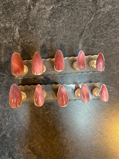 Gem Press on Nails - Amethyst - Etsy