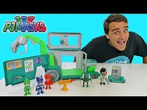 PJ Masks Romeos Lab Playset ! || Disney Toy Review || Konas2002
