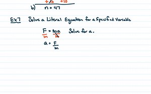 Algebra 1 2-4 Solving One-Step Equations | Educreations