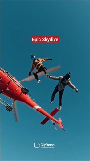Epic Skydive from Helicopter 😱🚁#skydive #skydiving #helijump #freefall #extreme