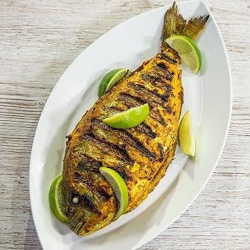 Spiced-Up Grilled Sea Bream