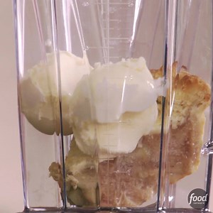 Trade your fork for a straw to enjoy this pie à la mode... we're talking Apple Pie Milkshakes! | Food Network