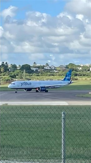 This JetBlue is pretty! #aviation #travel