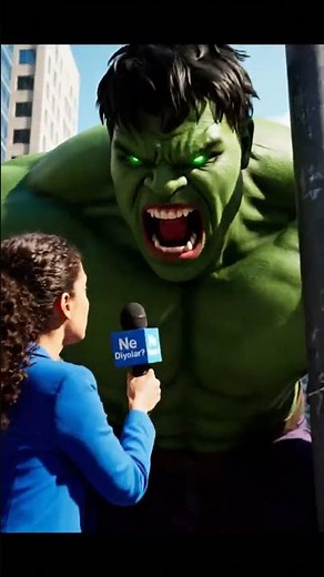 Hulk's Rage REVEALED in HILARIOUS Street Interview! 😂 #Hulk #MarvelShorts