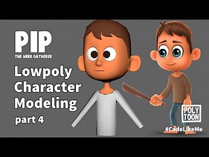 Low Poly Game Character Modeling part 4 - #5