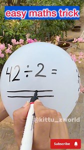 80K views · 280 reactions | Easy and fun maths trick for kids! Learn...