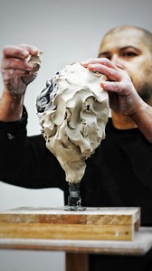 54 reactions · 3 comments | A quick glimpse into the making of a clay head, from building a simple paper structure to shaping and refining the features. I sometimes use paper inside as an armature to keep the sculpture lighter and easier to hollow from the inside. #sculptingprocess #learnsculpture #sculptingforbeginners #artjourney #creativeprocess #arteducation #sculpture #clayart #wip #studiowork #sculptor #sculptureart #artwork #sculpturestudio | alexander_esenarro | Facebook
