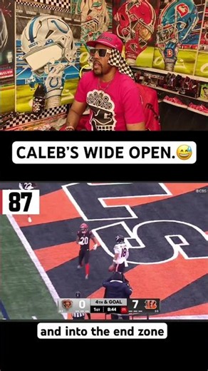 Caleb williams was wide open. Nfl top 100 plays 2025