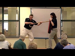 Using walking canes for self defense
