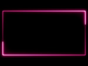 4K Pink Neon Glow Frame Animation Loop | 60FPS | Video Effect | Free Download