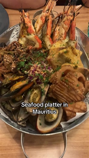 Delicious Seafood Platter in Mauritius