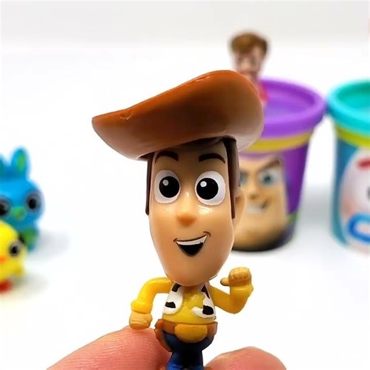 Toy Story 4 Surprise Toys: Bo Peep, Woody, Ducky, Bunny, Forky, and Buzz Lightyear #shorts