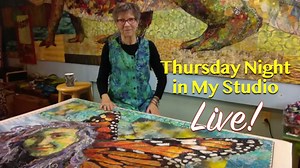 Using Sheer Fabrics (Monarch Maia): Thursday Night in My Studio Live!