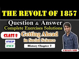 Class 8 History Chapter 7 The Revolt of 1857 Questions Answers | Getting Ahead in Social Science NEP