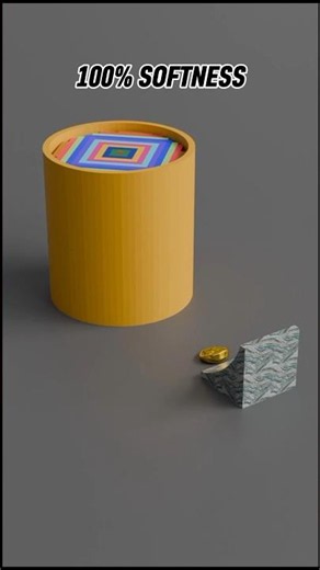 0% Vs 100% Softness Satisfying Blender Simulation 😍 #rigidbody #softbody #animation
