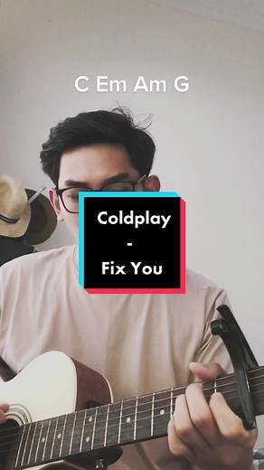 Chord Coldplay - Fix You | Strumming Tutorial for Beginners on Guitar