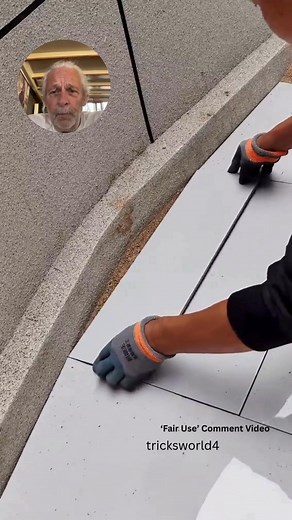 Custom Tile Curve Cut #tilework #cutting #construction #contractor #howto | Blue Chrome Inc