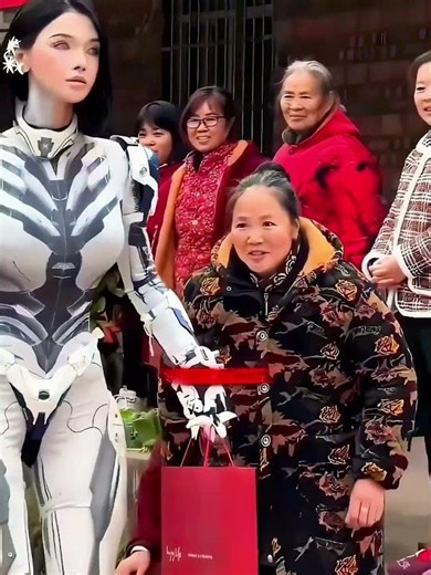 The robot couldn't hold back its laughter 🤖
