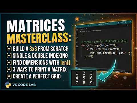 How to Implement a Matrix in Python Using Nested Lists