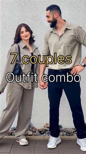 Trendy Couple Outfit Ideas 2025 | 7 Matching Looks for Couples #couplesoutfits #mensfashion #short