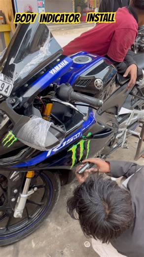 R15 body indicators installed ||R15 indicator modified || R15 light modification #r15 #r15v4 #short