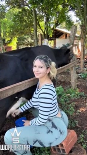 FARM GIRL WORKOUT: (CHICA DE CAMPO) LATINA IS OUT HERE WORKING THE COUNTRY FARM: COUNTRY GIRL