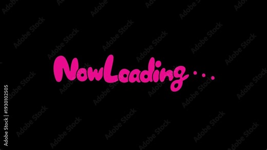 Now Loading Loop Animation | UI Loading Screen Motion Graphic Clip