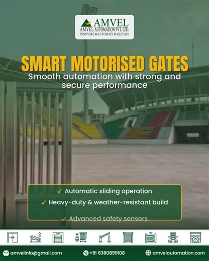 Smart Motorised Gates | Amvel Automation