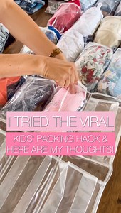 SINCE SPRINGBREAK IS HERE 🤩 COMMENT the word SPRING and I’ll send you the direct link to shop this reel plus some of my other travel favorites!I tried the viral kids packing hack and oh my gosh, you need to know about this!So the concept is you grab an over the door shoe organizer and place completed outfits in each slot for each day of the trip.Easy, right! Roll it up, pack it, Then when you arrive, hang it up over a door for grab and go dressing ease!I fit clothes for two kids in one organize