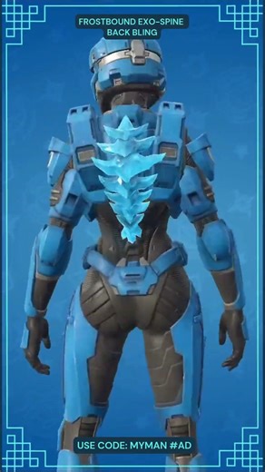 Frostbound Exo-Spine Back Bling 🎒