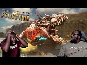 SURVIVING A T-REX in Second Extinction!!! (Charged Extraction Mission)