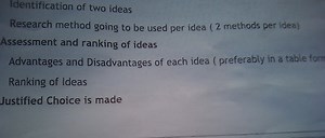 Business Research Project: Idea Identification, Research Method... | Filo