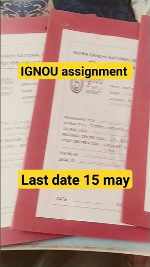 IGNOU assignment MA history front page, last date submission, file. #ignou #MA #history #2024