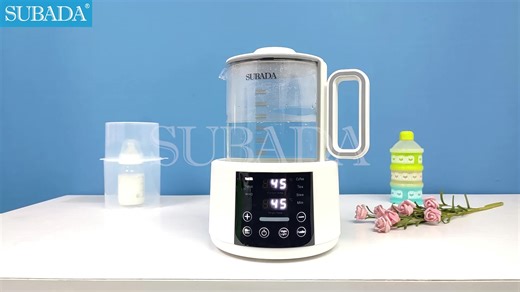 Smart Electric Kettle Temperature Time Options 1.5 L Glass Kettle SS 316 Defrost Baby Milk Coffee Tea Milk Stew Detachable