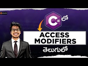 Access modifiers in Telugu | c# in Telugu