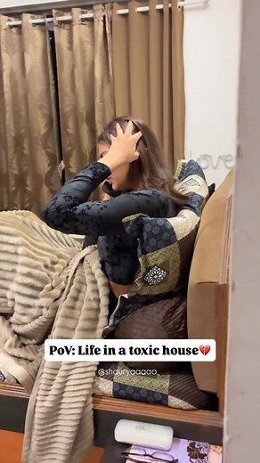 The worst prison in the world is a home without peace❤️‍🩹 feel sorry for those who relate… may you find strength and unconditional love in your life soon❤️ . . . . . . . . . . . ( ( reels , toxic home , toxic parents , foryou , life in a toxic family , explore more , explore page , fyp , Shaurya Singh , family heartbreak , lack of love , family trauma ) . . . . . . . #reels #toxic #toxicfamily #toxicparents #explorepage✨ #exploremore #reelitfeelit #tredingreels #fyp #relatable #reelsinstagram #