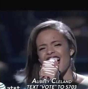[HD] American Idol 2013 - Aubrey Cleland SINGS Big Girls Don't Cry - E 15 Top 10 Girls (03.05.2013)