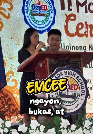 Emcee ngayon, bukas, at magpakailanman 😂😂😂😂 #Host #Emcee #Graduation