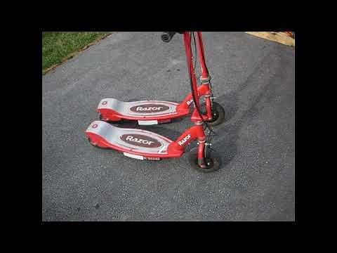 Stock RAZOR E100 vs Modified 36v E100