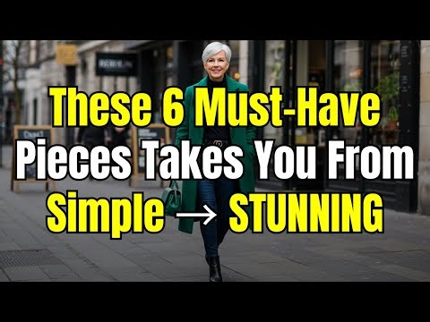 Use These 6 Pieces to Be the Most Elegant 60+ Woman Among Your Friends