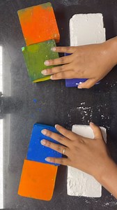 Crayon Dyed and Easy Grip Fresh Chalk 💕💕 I guess this also kinda looks like a crayon mushy chalk dye job, but not as believable as the first post. It was so soft though, and deeply dyed so lots to love about it. Then comes the EG fresh blocks, just the perfect compliment to this. Easy grip asmr soft chalk is currently out of stock. They tell me it’s going to be back in stock this May. Mehn I’m hoping they manage to get the same texture as this. Knowing the inconsistencies in chalk production, 