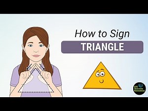 How to sign SHAPES: ASL TRIANGLE