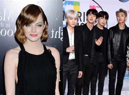 Emma Stone reveals the chaotic night that made her crazy about BTS