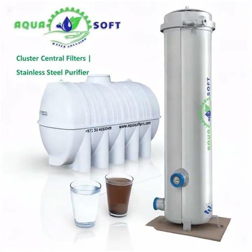 Aqua SoftPro, Cluster Central Filters | Stainless Steel Purifier