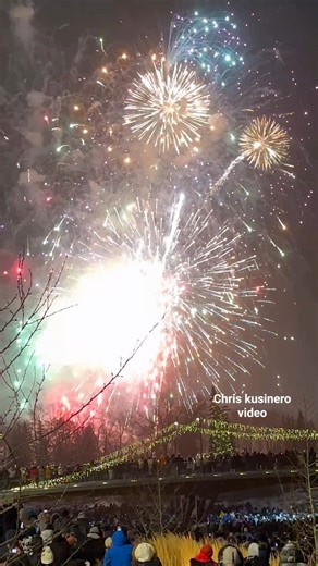Fireworks in Calgary New Years Eve #chriskusinero #canada #kaberks #newyear2025 #calgary #fireworks | Chris Kusinero ATBP