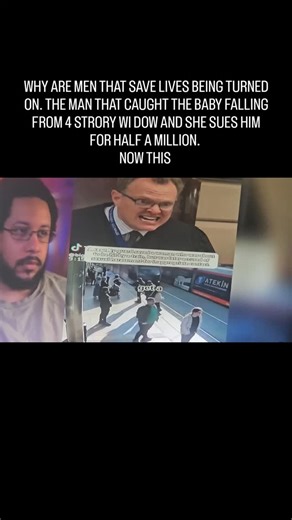 Damn3d if you do, damned it you don't. So was he just supposed to watch her die, was the other man, walking around in the city, happened to be such a quick pick, he caught that baby or was he supposed to just watch it die?? WHAT ARE YOU ASKING FROM US?? THIS IS BEYOND A JOKE | Benjamin Stevenson