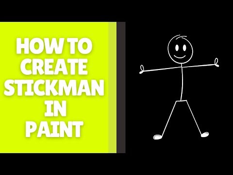 How to Create a Stickman in Microsoft Paint