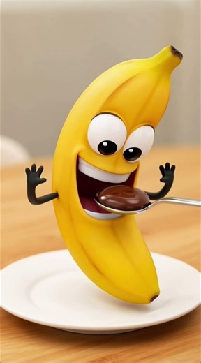 Calm and Relax Your Mind Banana ASMR 🍌 Funny 3D Animated Banana | YouTube Shorts