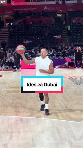 Crvena Zvezda pre game warm up. Dubai game is next. #fyp #trending #viral